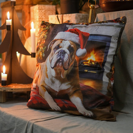 Kudde: bulldog jul steampunk