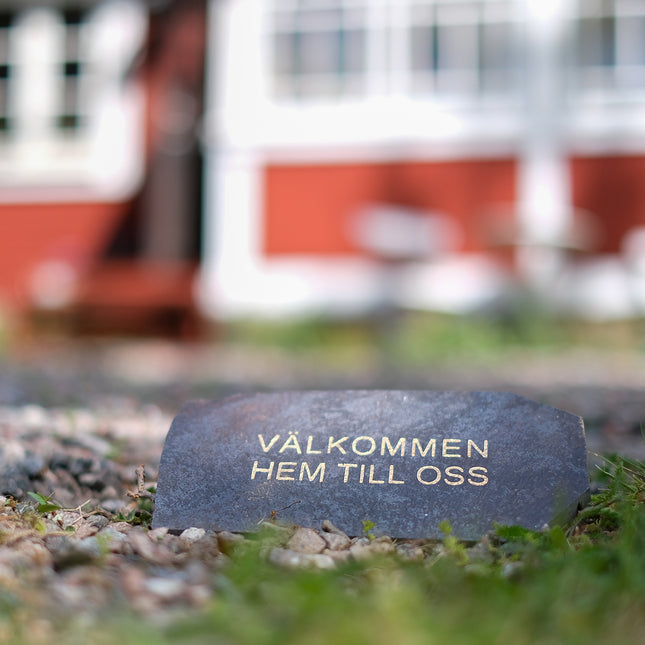 Skiffersten med budskap