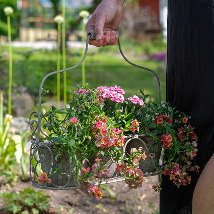 Hållare med tre krukor