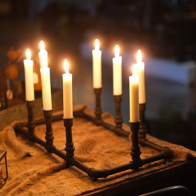 Bordsljusstake metallrör