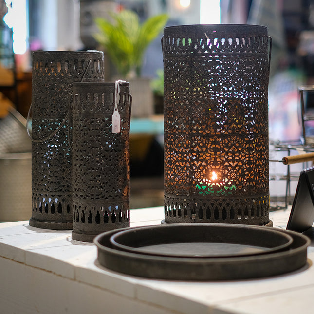 Cylinderformad ljuslykta