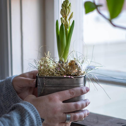 Fyrkantig metallförvaring - set 2st - mindre