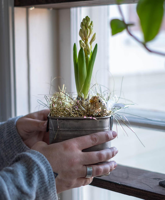 Fyrkantig metallförvaring - set 2st - mindre