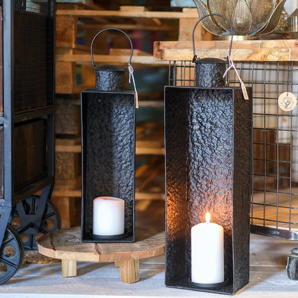 Ljusstake hamrad metall