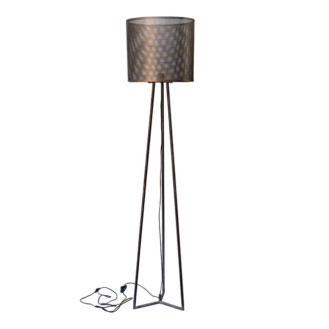 Golvlampa i industriell stil