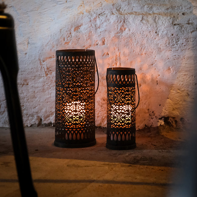 Cylinderformad ljuslykta