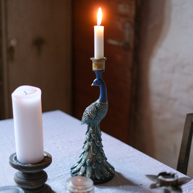 Ljusstake påfågel