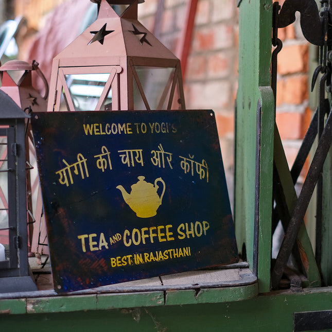 Indisk skylt - Tea & Coffee