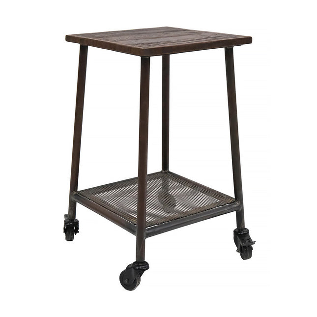 Litet sidbord på hjul