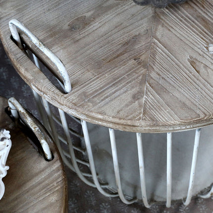 Soffbord med förvaring (set) vit