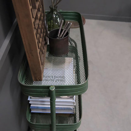 Rullvagn vintage grön