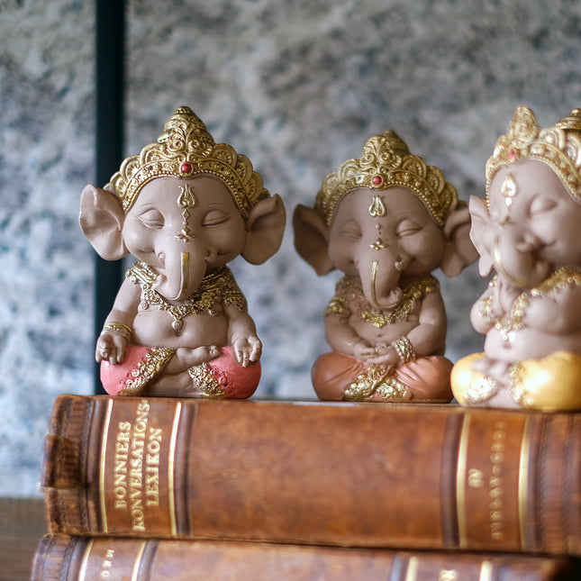 Mini-Ganesha (set om 3)