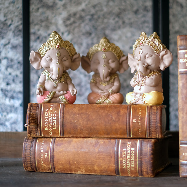 Mini-Ganesha (set om 3)