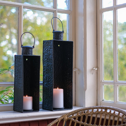 Ljusstake hamrad metall