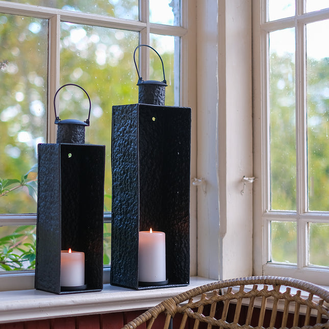 Ljusstake hamrad metall