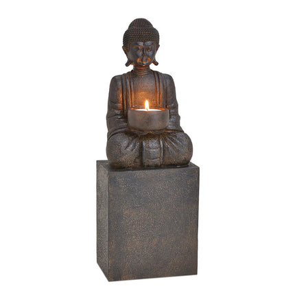 Buddha värmeljus på sockel