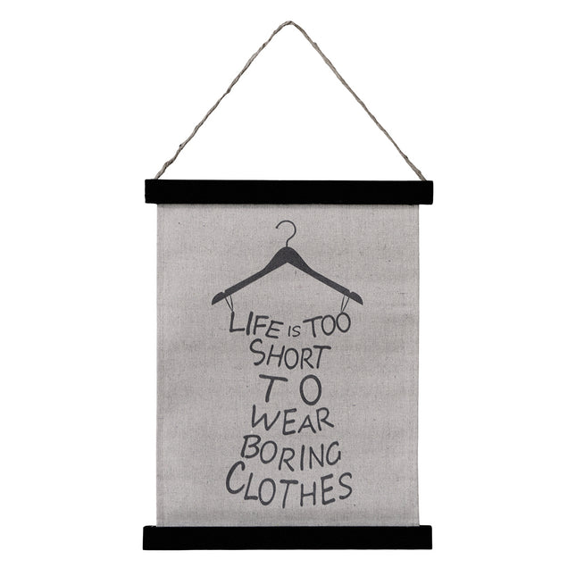 Textilhänge: Life is too short