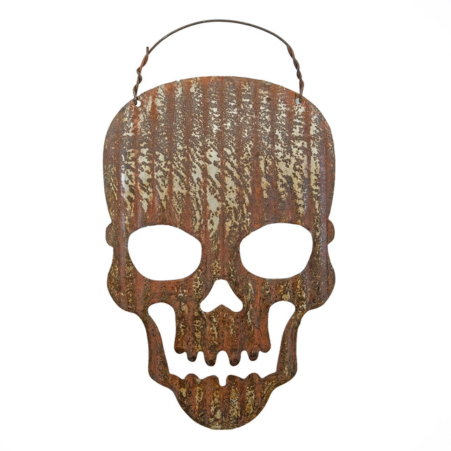 Dödskalle korrugerad plåt