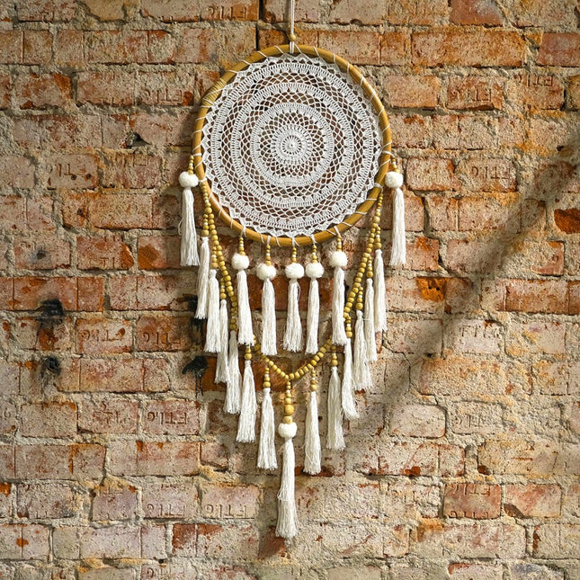 Stor drömfångare pom-pom