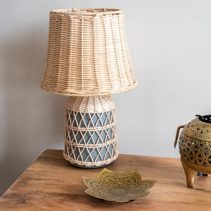 Litet metallfat mandala