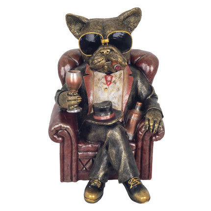 Figur hund gentleman