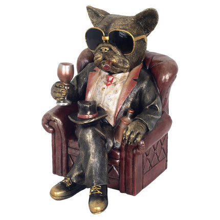 Figur hund gentleman