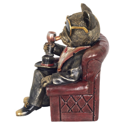 Figur hund gentleman