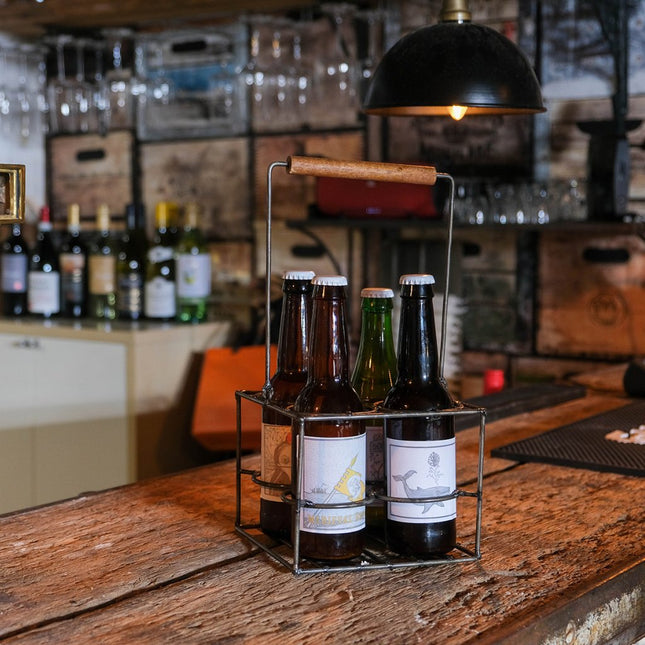 Flaskhållare i smide