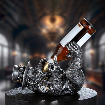 Flaskhållare apa steampunk