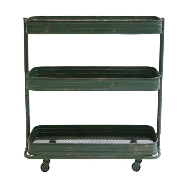 Rullvagn vintage grön