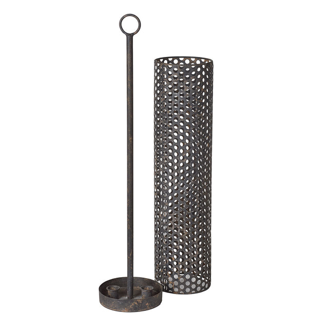 Hängande ljusstake i metall