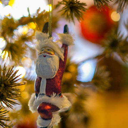 Julgranshänge yoga-tomtar (set)