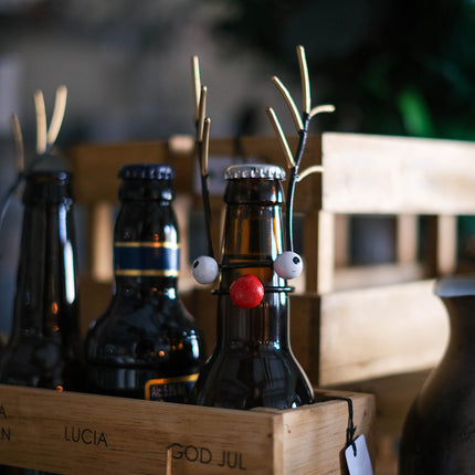 Flaskdekoration julren