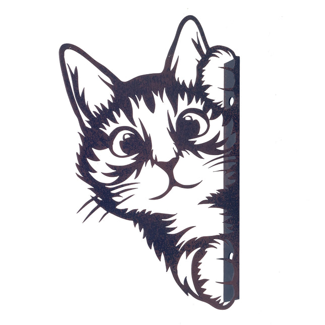 Katt siluett vägg