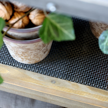 Köksö på hjul med zinkskiva