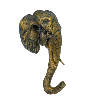 Väggkrok elefant (ansikte)