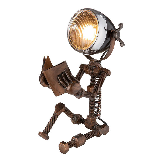 Metallampa - läsare