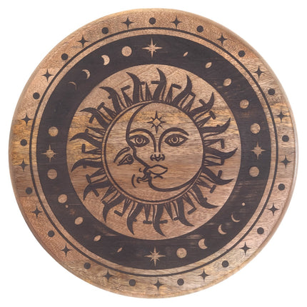 Litet bord - sol & måne