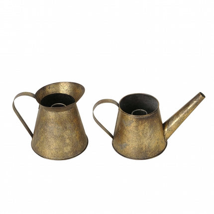 Ljuskannor i antikguld (set)