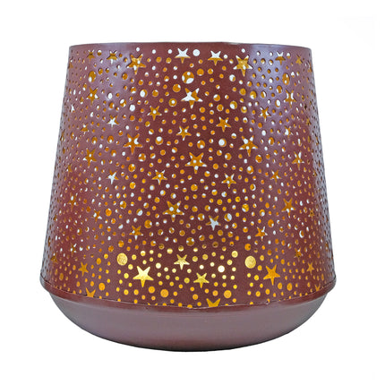 Lykta med stjärnmönster