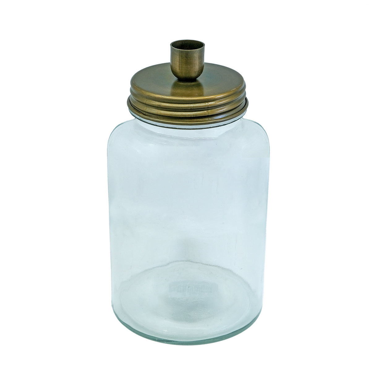 Ljusstake glasburk