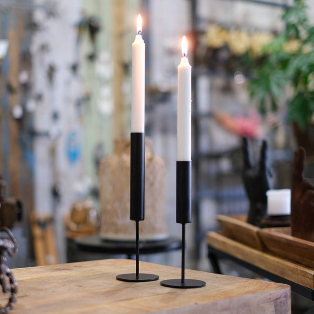 Ljusstake svart järn