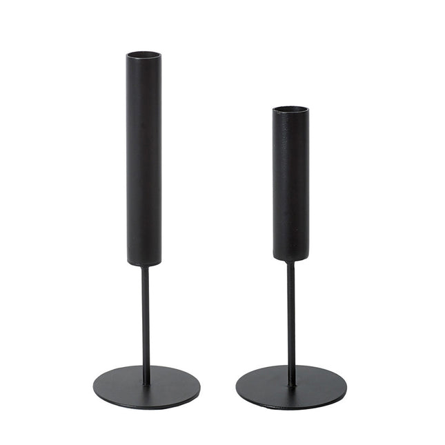 Ljusstake svart järn