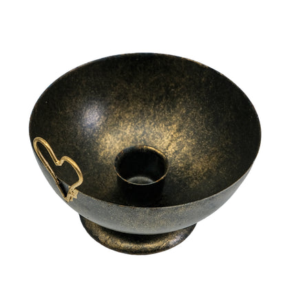 Ljusstake skål med hjärta