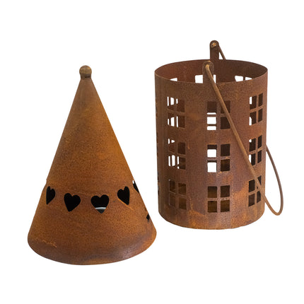 Rostig ljuslykta torn