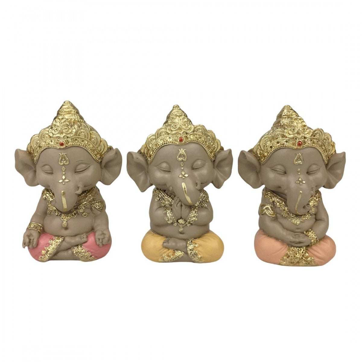 Mini-Ganesha (set om 3)