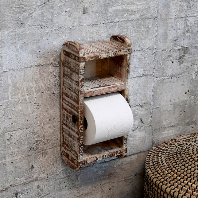 Toalettrullehållare av murstensform