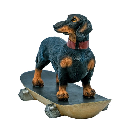 Hund på skateboard