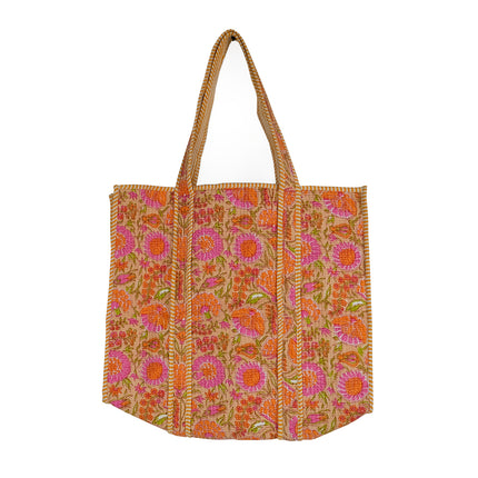 Kantha tygväska - Jaipur Garden