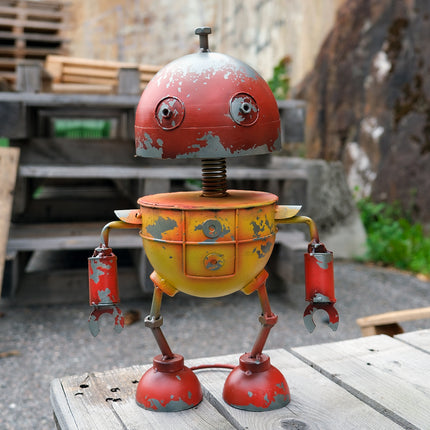 ED-13 Edgar - Robot i gul/röd plåt